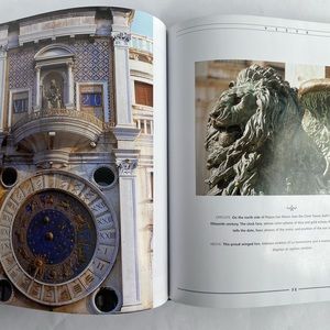 Green decorative book on Venice Italy, jewel toned coffee table book small